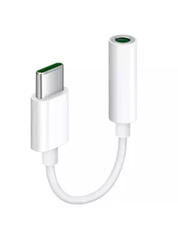 Cablu adaptor USB 3.1 Type-C la jack 3.5mm pentru microfon si casti, alb A8627 CU12